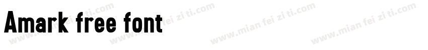 Amark free font字体转换